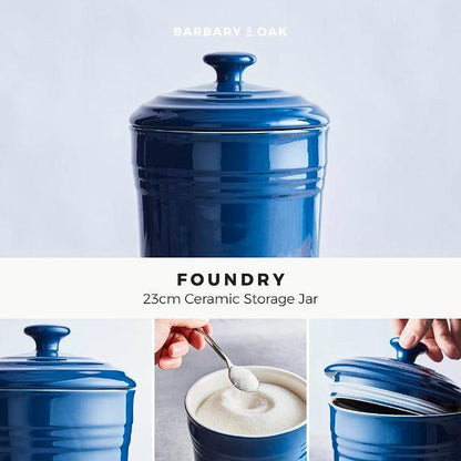 Barbary &amp; Oak 23cm Ceramic Storage Jar