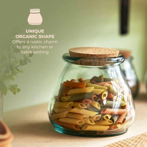Barbary &amp; Oak 1.5L Recycled Glass Jar
