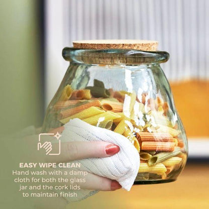 Barbary &amp; Oak 1.5L Recycled Glass Jar