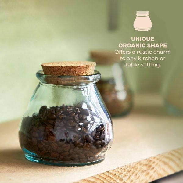 Barbary &amp; Oak 800ml Recycled Glass Jar