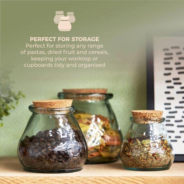 Barbary &amp; Oak 800ml Recycled Glass Jar