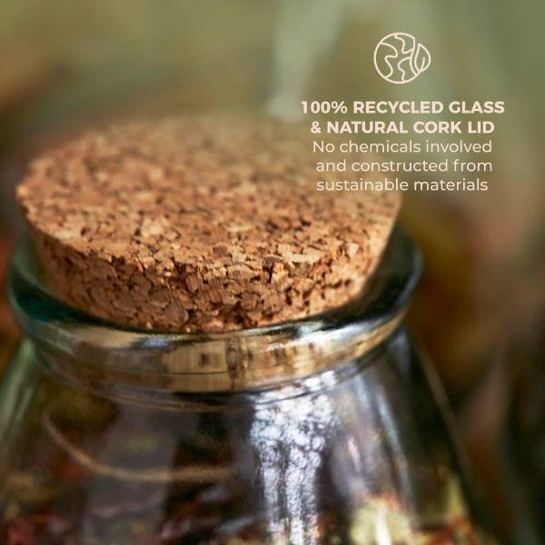 Barbary &amp; Oak 380ml Recycled Glass Jar