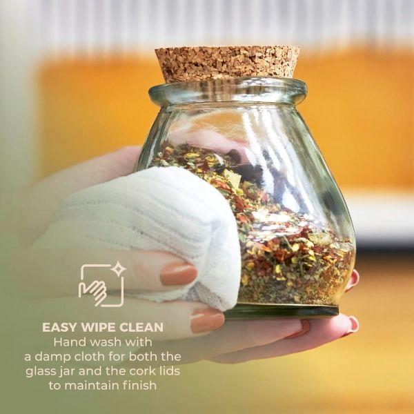 Barbary &amp; Oak 380ml Recycled Glass Jar