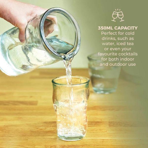 Barbary &amp; Oak 350ml Recycled Glass Highball