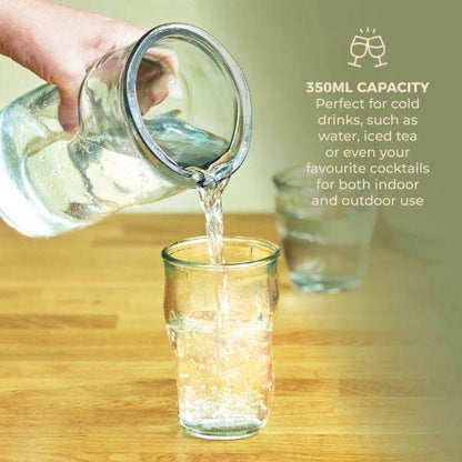 Barbary &amp; Oak 350ml Recycled Glass Highball