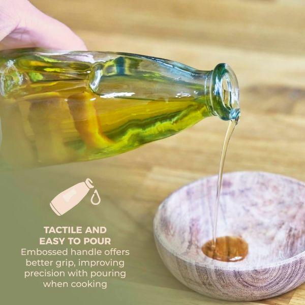 Barbary &amp; Oak Recycled Glass Oil Bottle