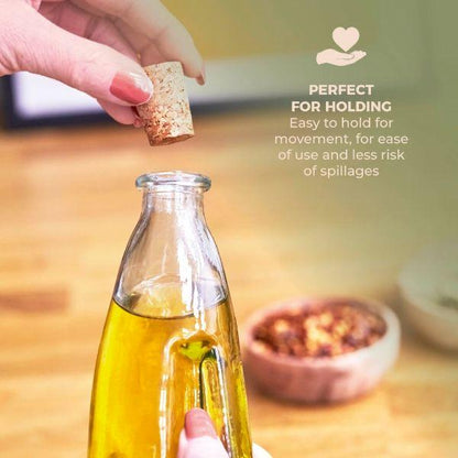 Barbary &amp; Oak Recycled Glass Oil Bottle