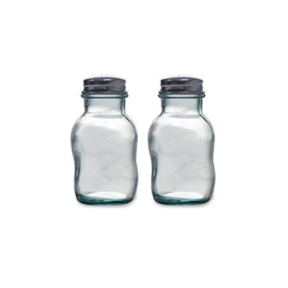 Barbary &amp; Oak Recycled Glass Salt &amp; Pepper Shaker Set