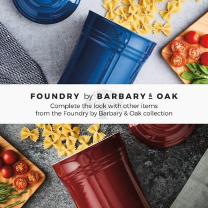 Barbary &amp; Oak 23Cm Ceramic Storage Jar Blue