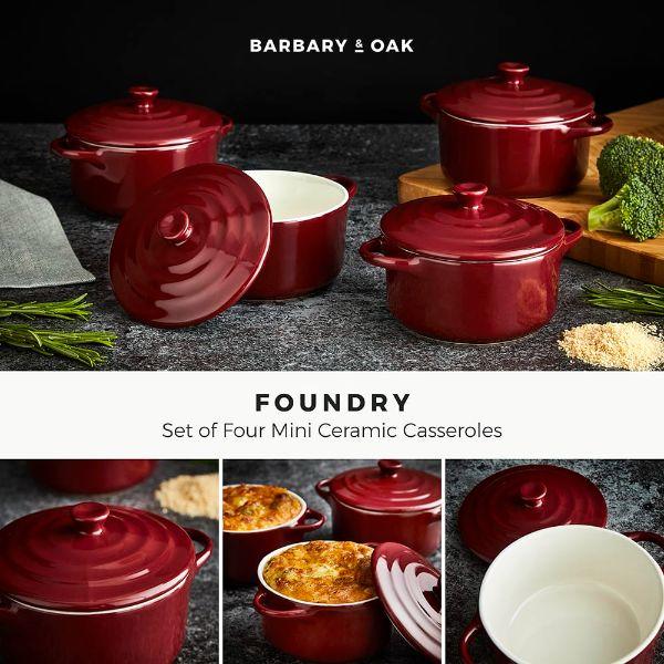 Barbary &amp; Oak Set of 4 Mini Casseroles