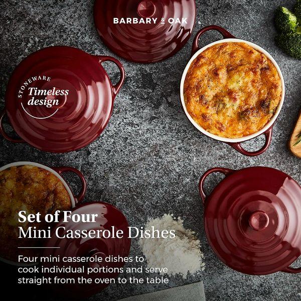 Barbary &amp; Oak Set of 4 Mini Casseroles
