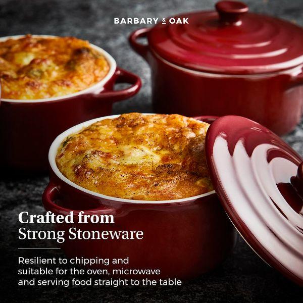 Barbary &amp; Oak Set of 4 Mini Casseroles