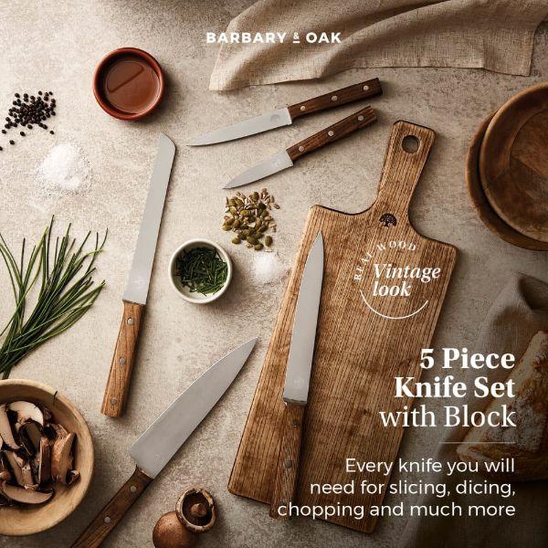 Barbary &amp; Oak Hoxton 5 Piece Knife Set