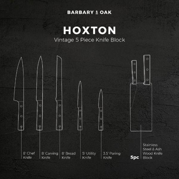 Barbary &amp; Oak Hoxton 5 Piece Knife Set