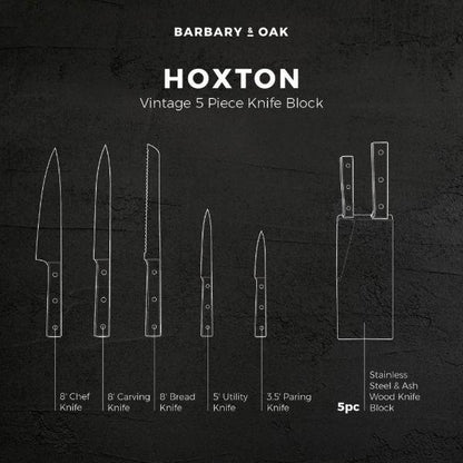 Barbary &amp; Oak Hoxton 5 Piece Knife Set