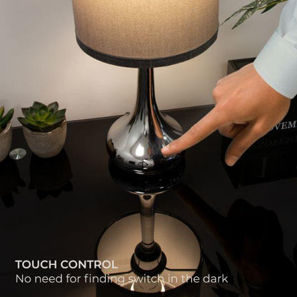 Sarav Chrome Touch Lamp