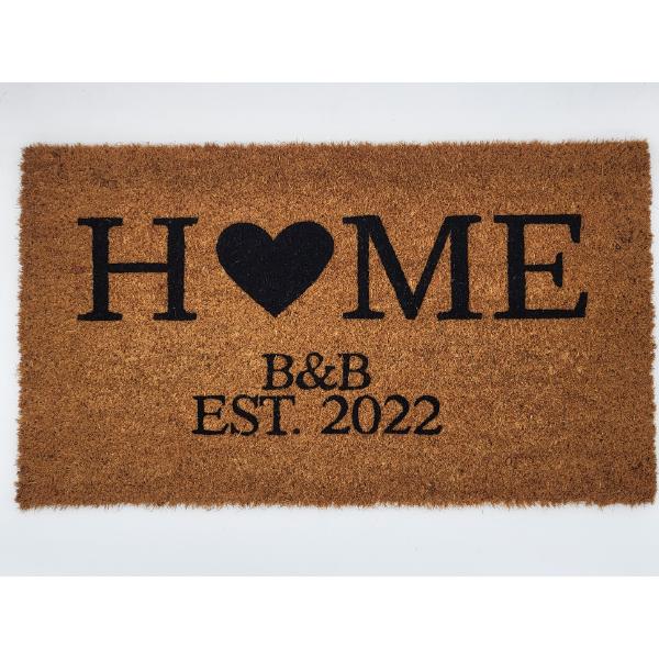 Printed Coir Mat 40cm x 70cm - HOME B&amp;B