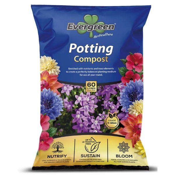 Evergreen Potting Compost (0 - 12mm) 60L