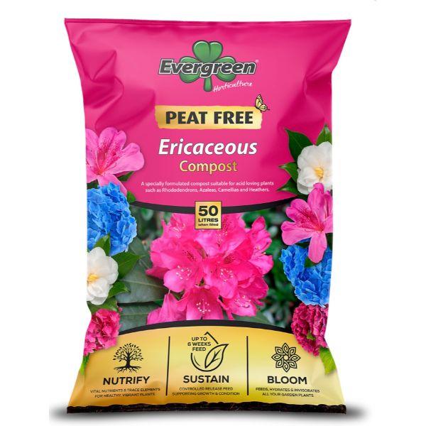Evergreen Ericaceous Compost (Peat Free) 50L