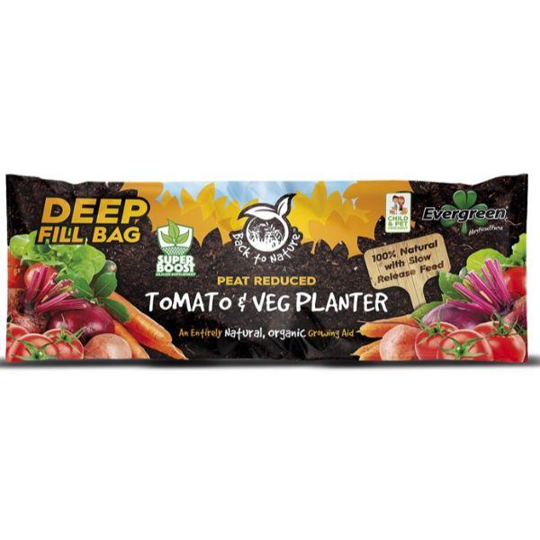 Evergreen Peat Reduced Tomato &amp; Veg Grow Bag 56L