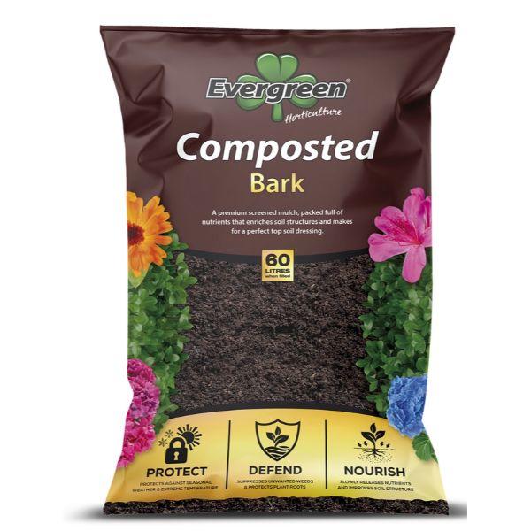 Evergreen Composted Bark 60L