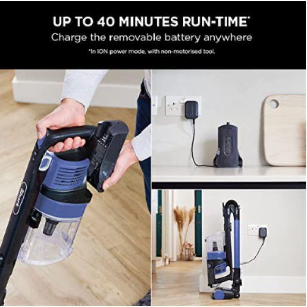 Shark Anti Hair Wrap Cordless Stick Vacuum Cleaner with Flexology IZ202UK