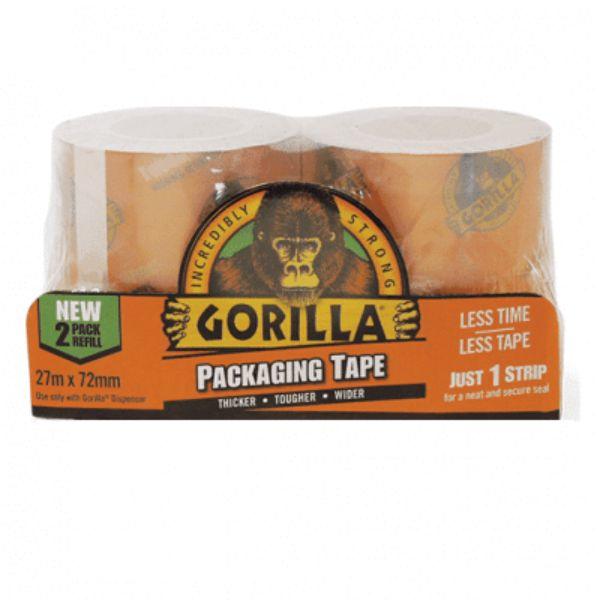 Gorilla 2pc Packaging Tape 2X27m
