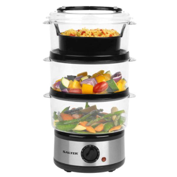 Salter 3 Tier Steamer