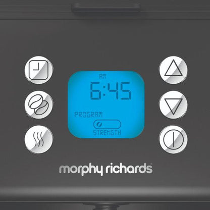 Morphy Richards Black 1.8L Pour Over 12 Cup Coffee Maker