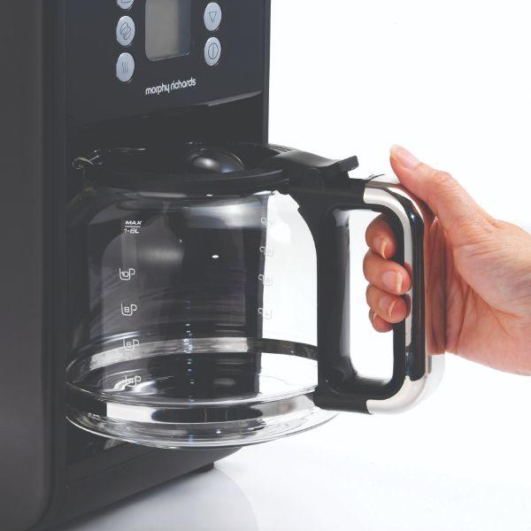 Morphy Richards Black 1.8L Pour Over 12 Cup Coffee Maker