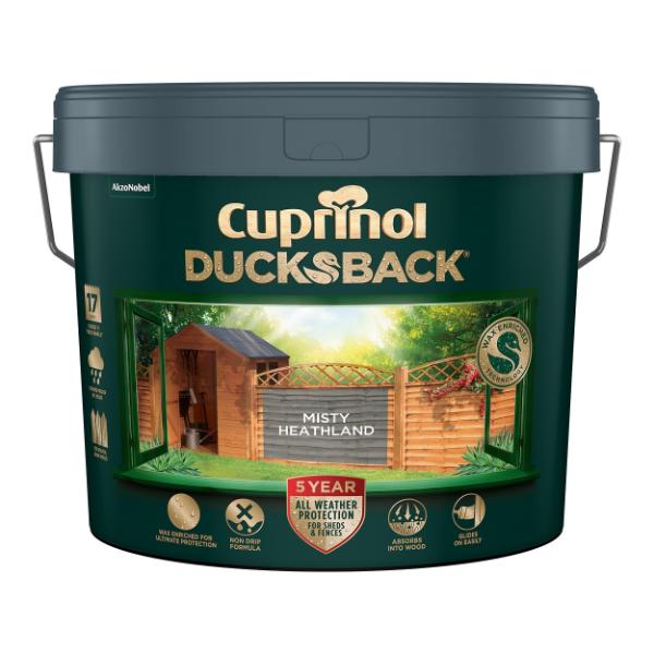 Cuprinol 5 Year Ducksback Misty Heathland 9L