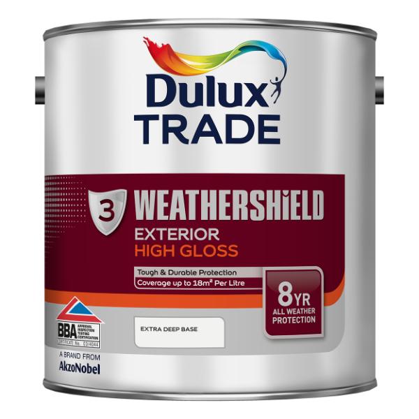 Dulux Trade Weathershield Exterior Gloss Extra Deep Base 2.5L
