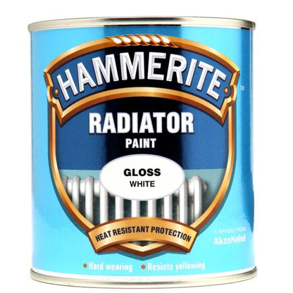Hammerite Radiator Enamel Gloss White 500ml
