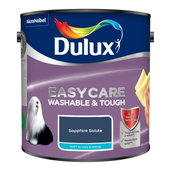 Dulux Easycare Washable &amp; Tough Matt Sapphire Salute 2.5L