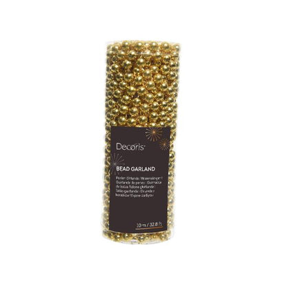 Christmas Bead Garland Gold