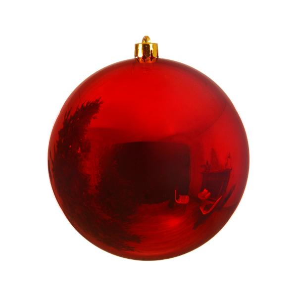 Christmas Shatterproof Red 14 Cm Bauble