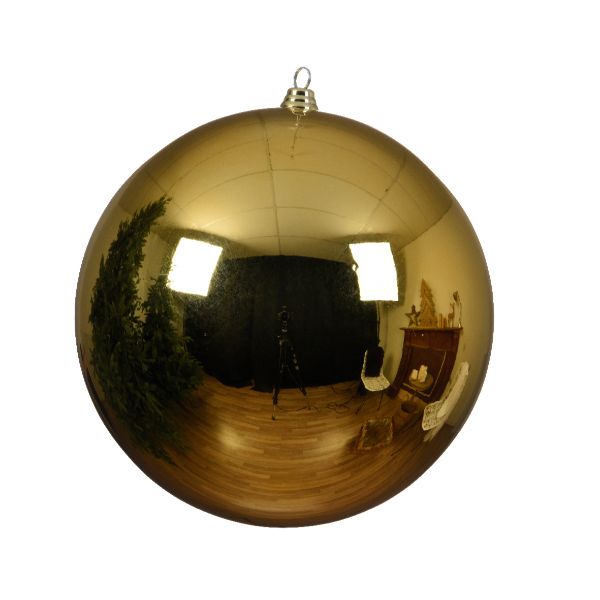 Christmas Shatterproof Gold 20 Cm Bauble