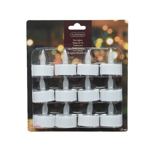 Tealight LED White 12pk