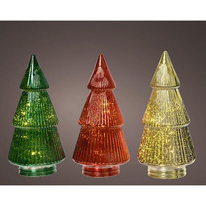 Christmas Glass Tree With Leds