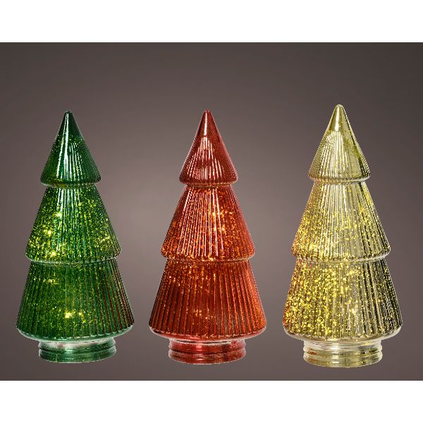 Christmas Glass Tree With Leds