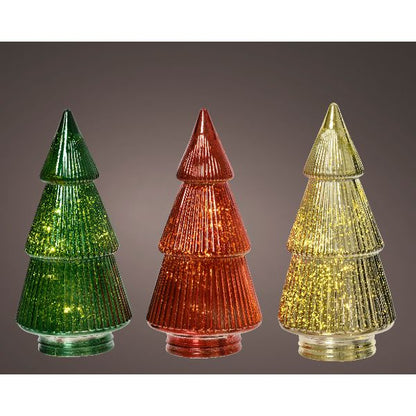 Christmas Glass Tree With Leds