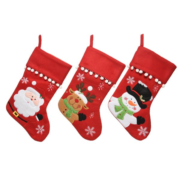 Christmas Stocking 3 Assorted