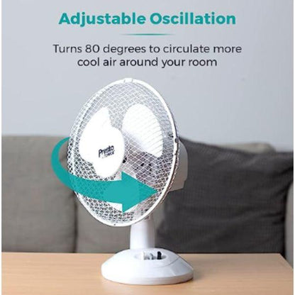 Tower Presto 9" Desk Fan White