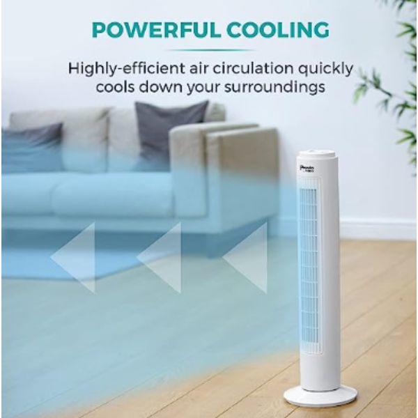 Tower Presto 29&quot; Tower Fan White
