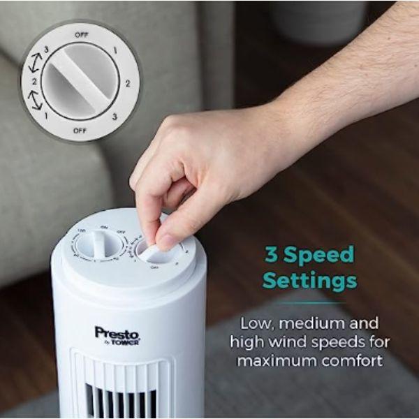 Tower Presto 29&quot; Tower Fan White