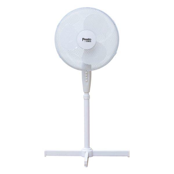 Tower Presto 16" Pedestal Fan White