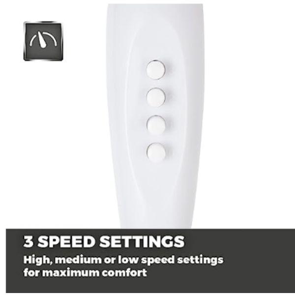 Tower Presto 16" Pedestal Fan White