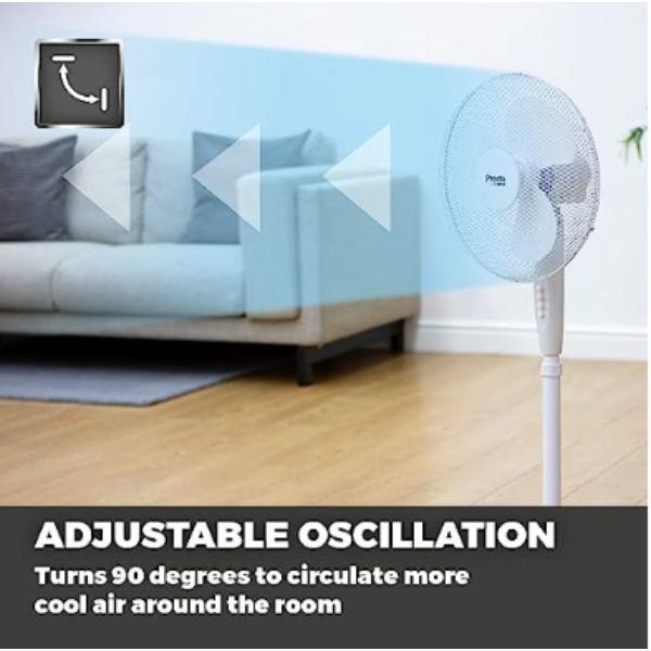 Tower Presto 16" Pedestal Fan White