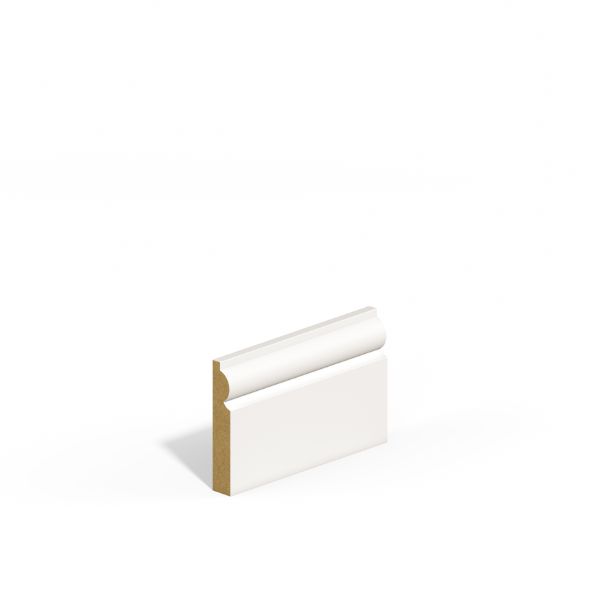 SAM09 Torus Primed MDF Skirting/Architrave 18X94mm X5.49M