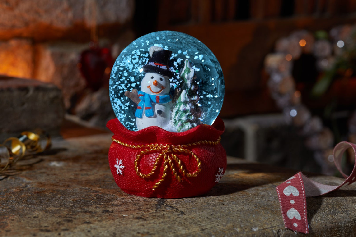 Three Kings 6cm Red Velvet SnowSpheres, Mixed Case